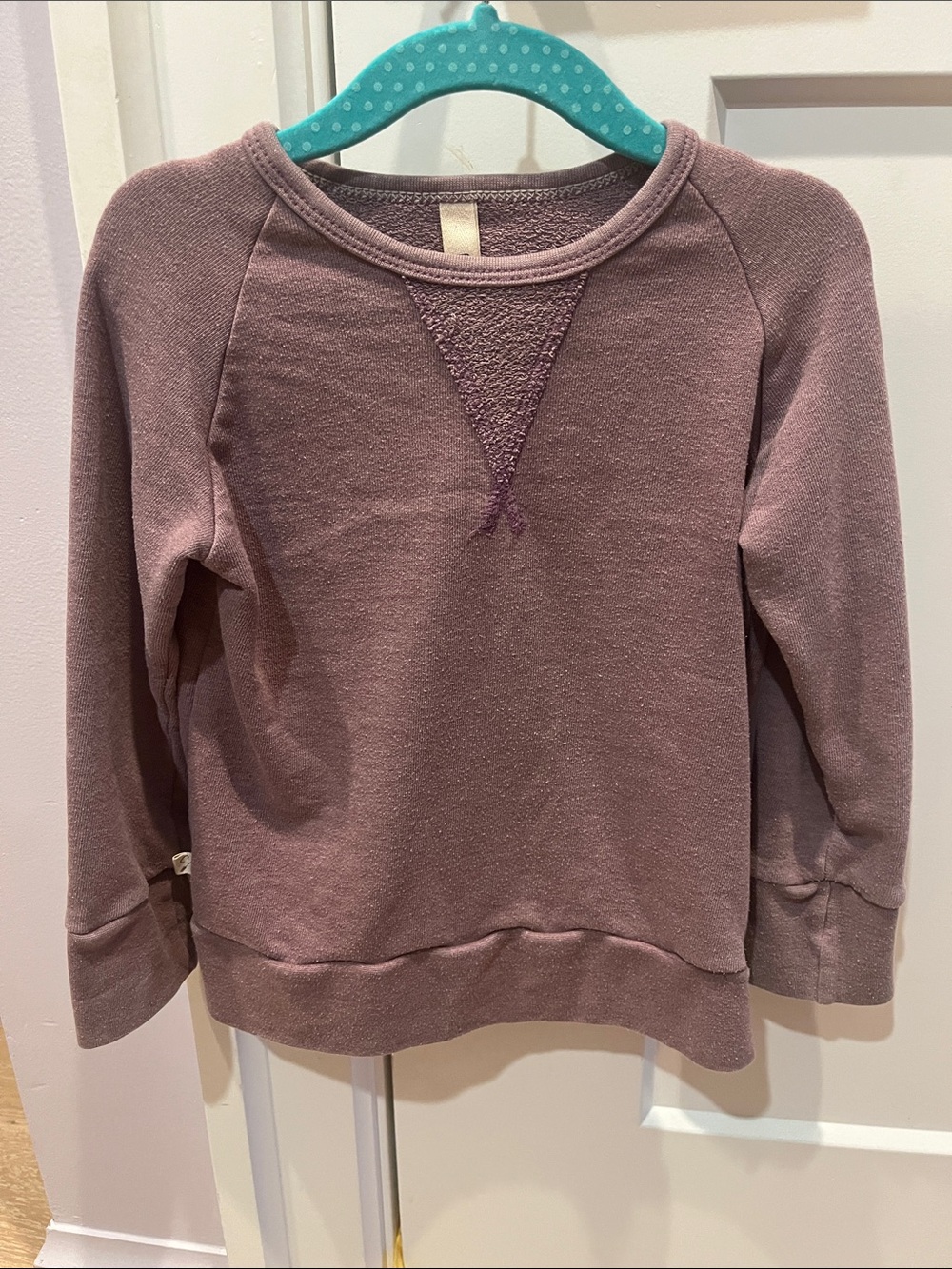 Girls' Dusty Mauve Pullover Sweatshirt